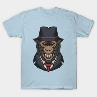 Monkey mafia illustration T-Shirt